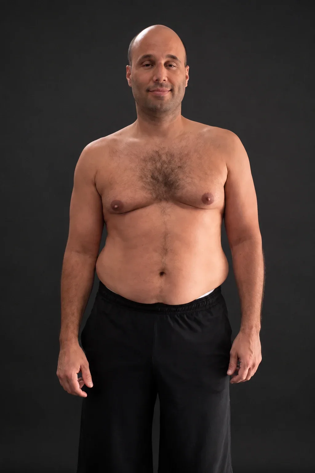 Jon Schnider, before-and-after comparison: before